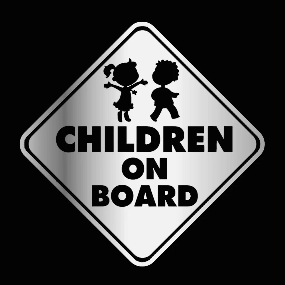 Kinder an Bord Auto-Aufkleber – Diamantendesign