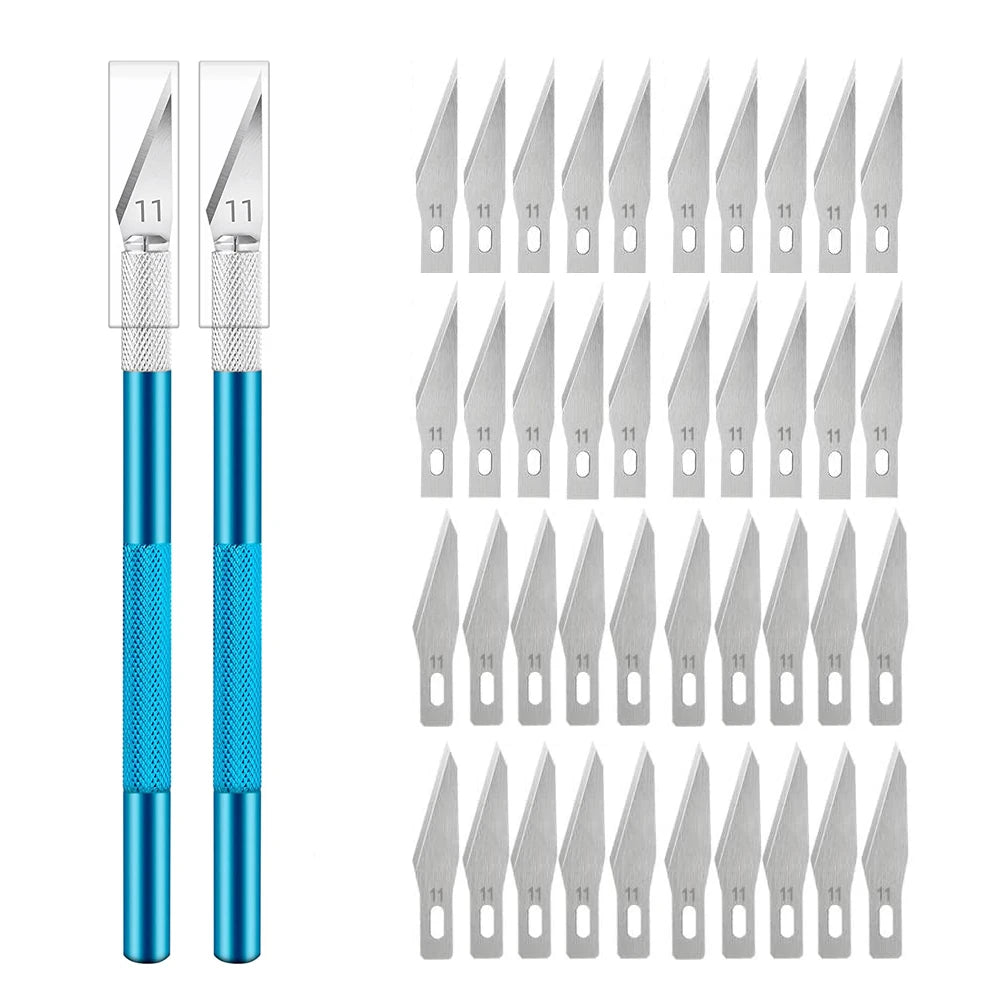 Cuchillo para manualidades de metal: opciones de mango y kit