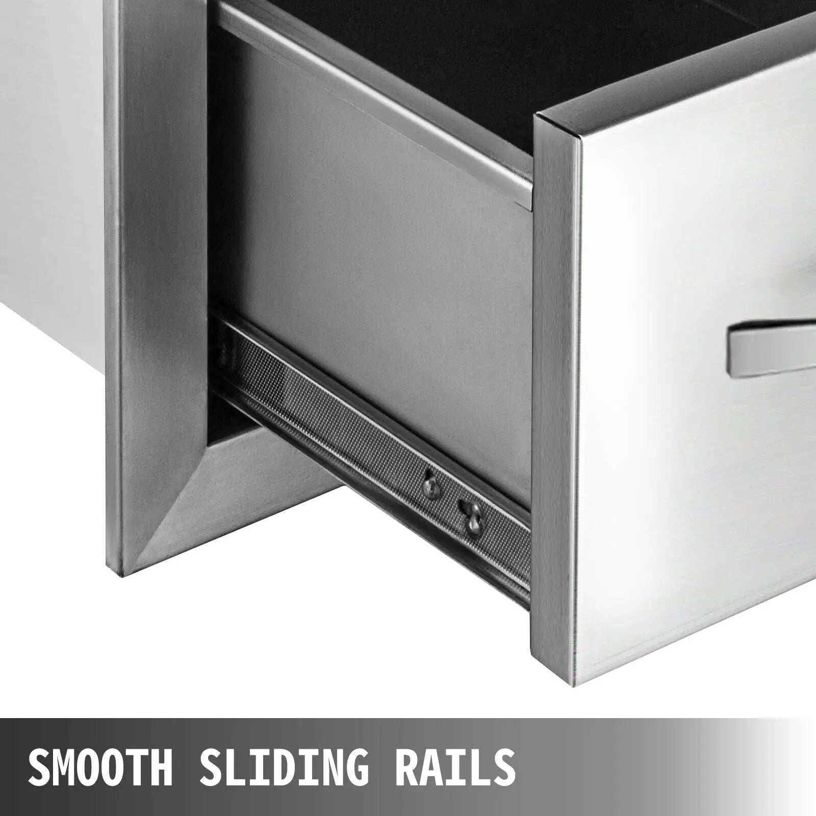 Stainless Steel Outdoor Kitchen Drawers Double Storage BBQ Island