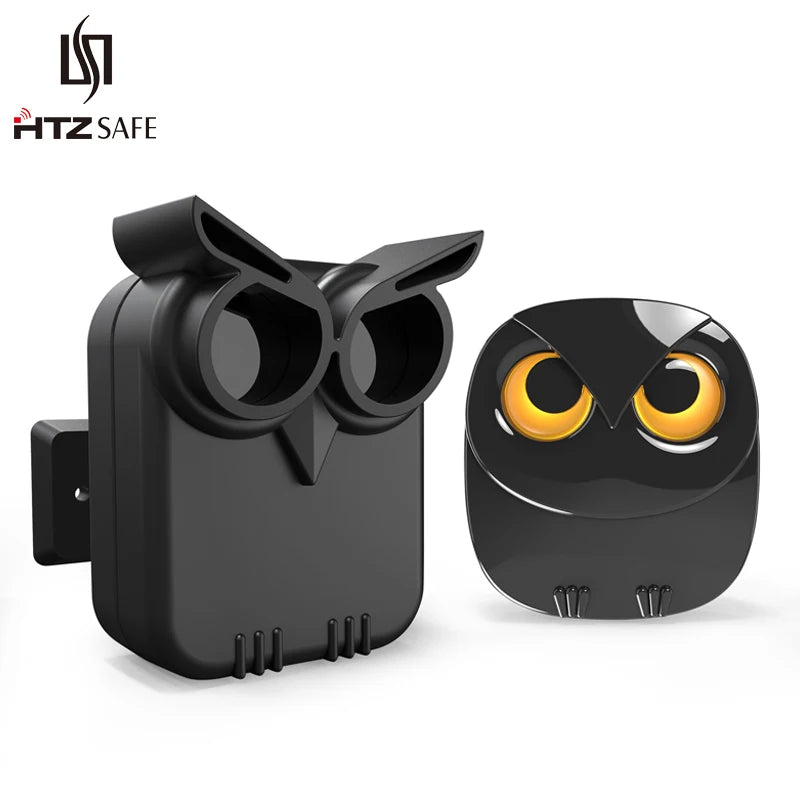 HTZSAFE Wireless Driveway Alarm with Long‑Range Weatherproof Protection