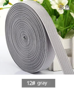 15/20/25mm Elastisches Band Hoch-elastisches Gummiband Elastische Schnur DIY Spitzenkanten Näherei Taille Gürtel Bekleidungszubehör