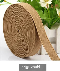 15/20/25mm Elastisches Band Hoch-elastisches Gummiband Elastische Schnur DIY Spitzenkanten Näherei Taille Gürtel Bekleidungszubehör