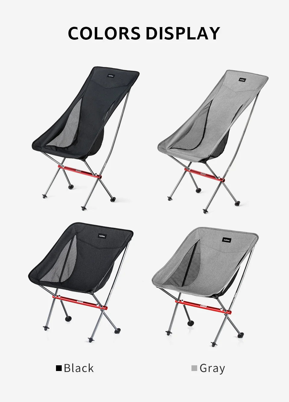 Naturehike Ultralight Folding Camping Chair for Outdoor Use