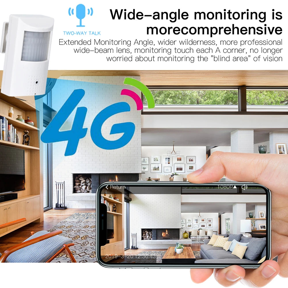 Mini 4G Hidden Camera HD 1080p WiFi Network Storage