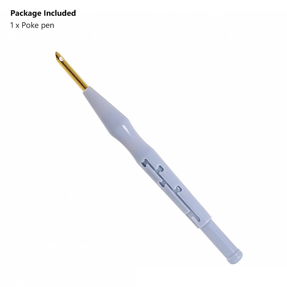 Cotton Punch-Needle Cloth or Embroidery Pen Options
