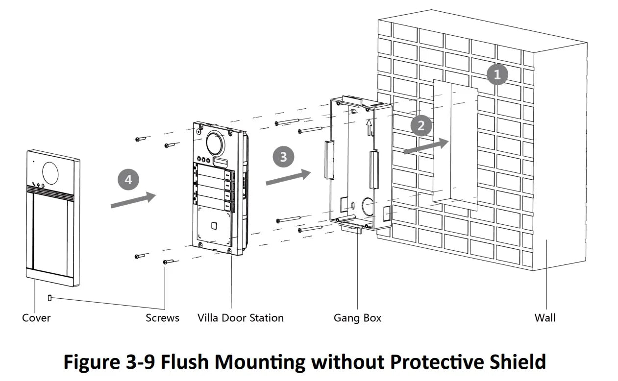 HIKVISION Original Multi-language POE Video intercom KIT,include DS-KV8113-WME1(C) & DS-KH6350-WTE1 & PoE Switch Spy-shop.com