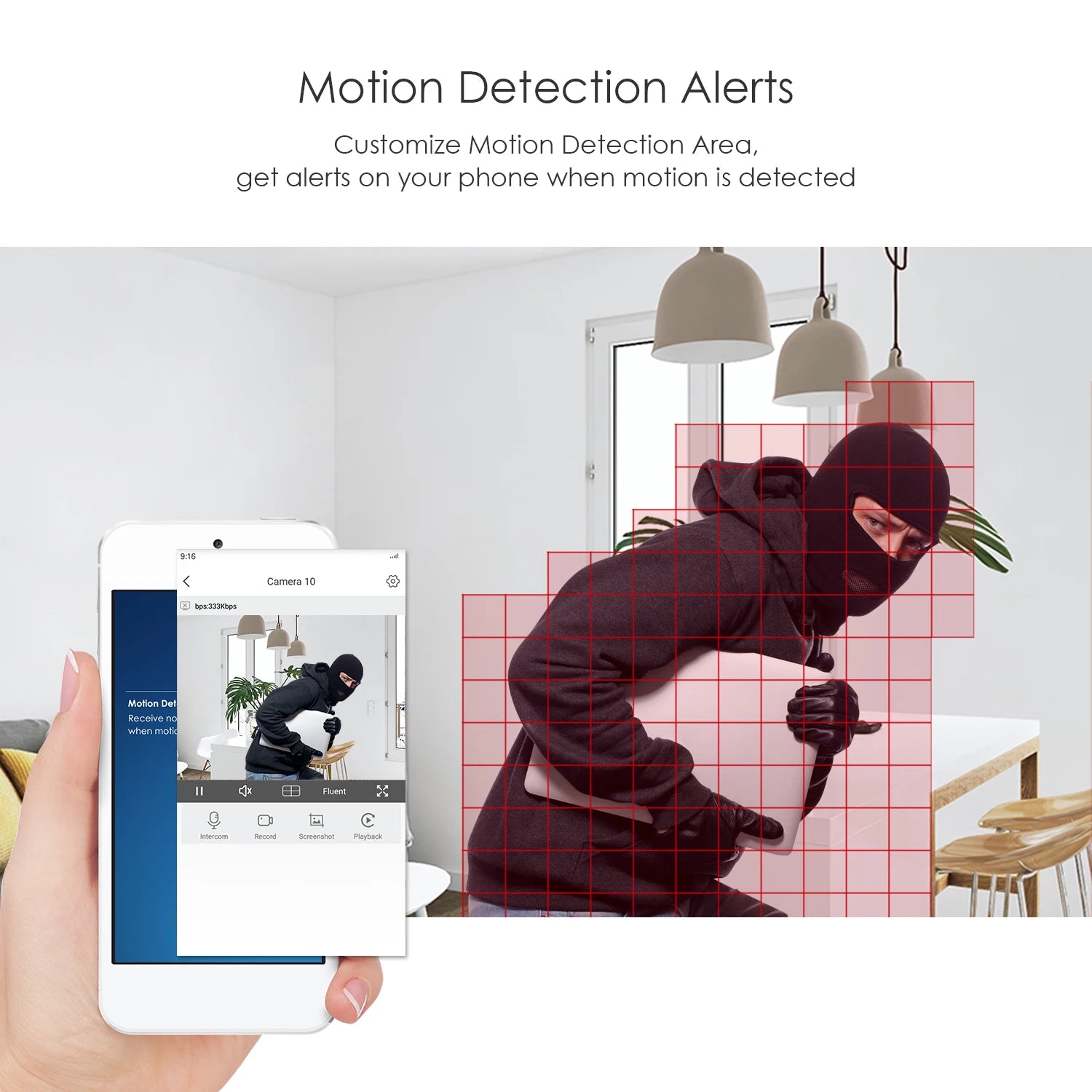 1080P TVI Dome Security Camera with Night Vision and IP66