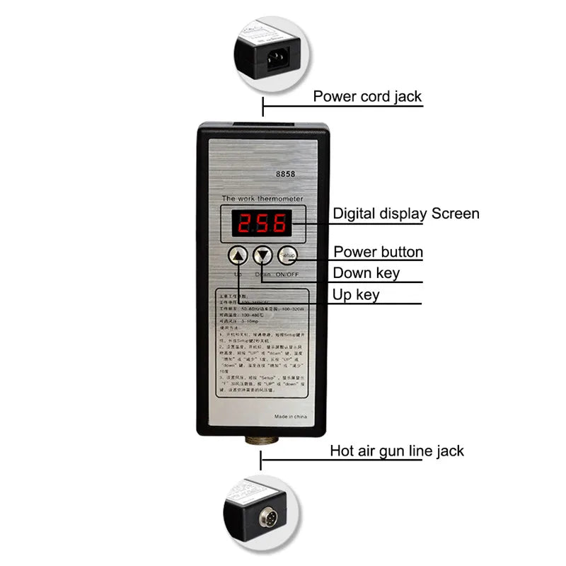 8858 Hot-Air Rework Station - Model Options