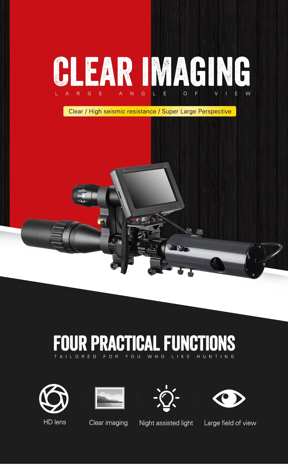 850nm Infrared LED Night Vision Scope Sight
