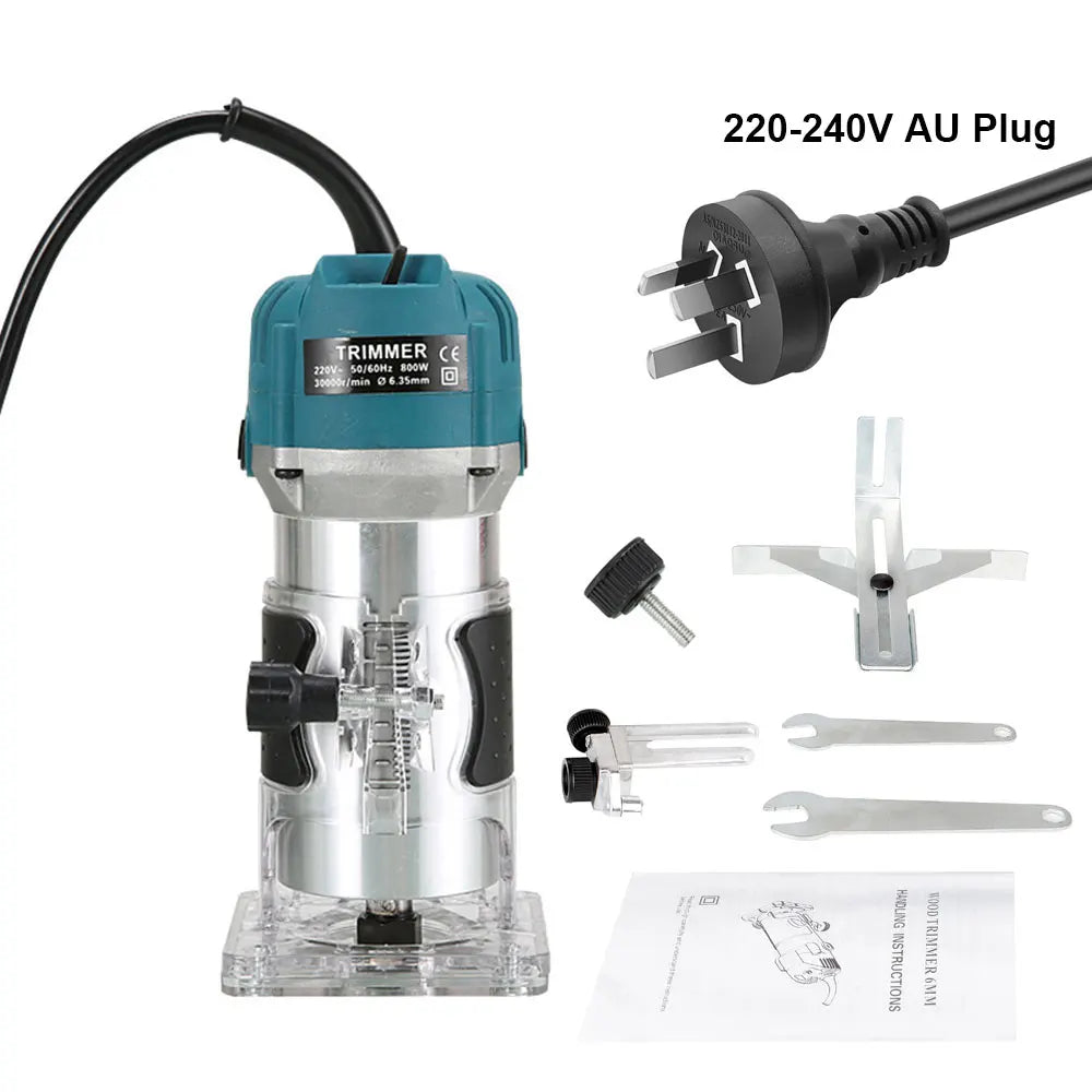 800W Wood Router Machine – High‑Speed Woodworking Trimmer