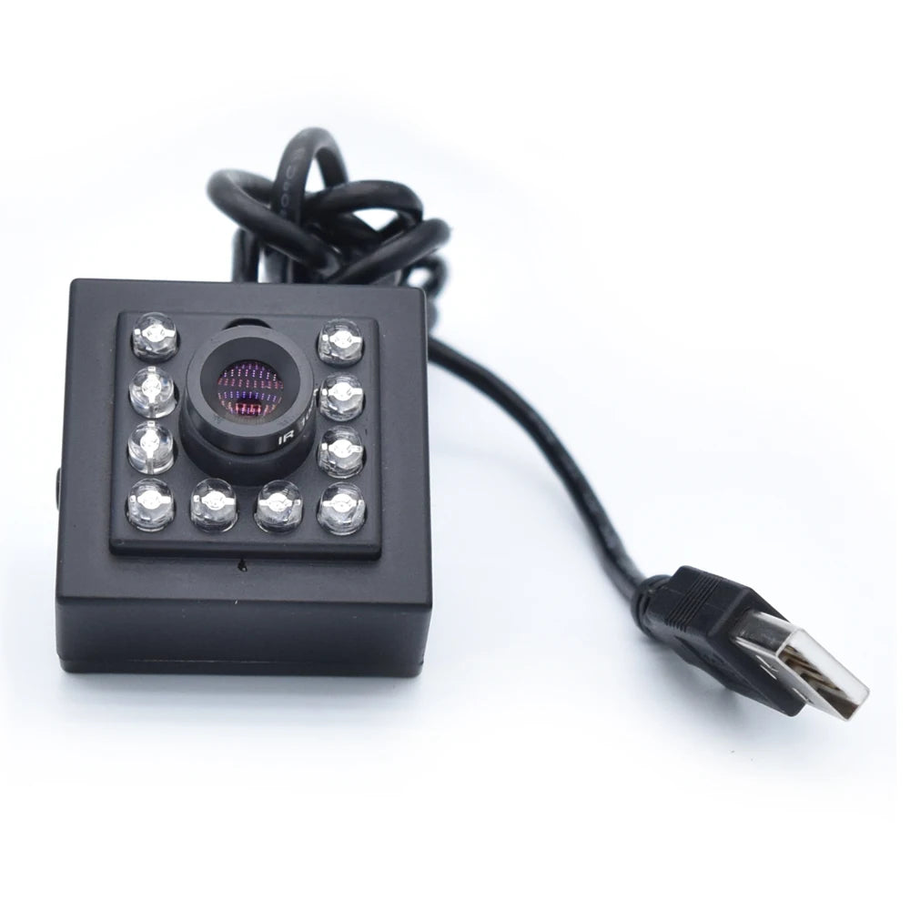 Câmara Webcam USB CMOS 2MP Infravermelho para Visão Noturna