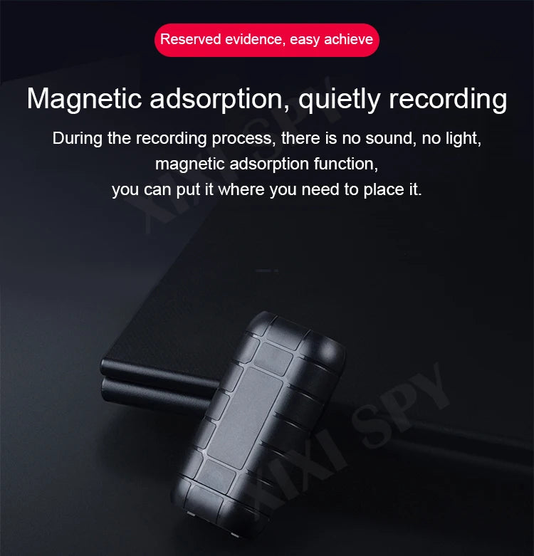 Mini Voice Activated Recorder 500hours Digital Recording Device Professional Sound Dictaphone Listening Audio Micro Record Small 