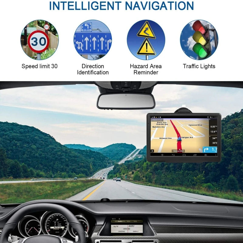 Navigație GPS pentru mașină/cutie 7.0" ecran tactil FM+8GB hartă în Europa, Australia, America, Inclusă gratuit