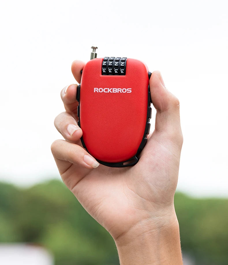 Steel Cable Password Lock for Bike and Helmet
