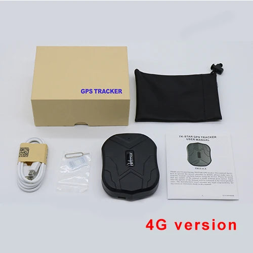 Car Tracker 4G GPS Tracker Car 10000mAh 4G TKSTAR TK905B GPS Locator Waterproof GPS Tracker Auto Magnet Free Web APP PK TK915 