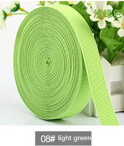 15/20/25mm Elastisches Band Hoch-elastisches Gummiband Elastische Schnur DIY Spitzenkanten Näherei Taille Gürtel Bekleidungszubehör
