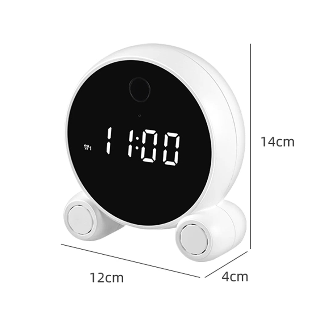 Tuya Wifi Alarm Clock Camera HD 1080P Night Vision Motion Detection Portable Home Security Surveillance Wifi Clock IP Camera Spy-shop.com