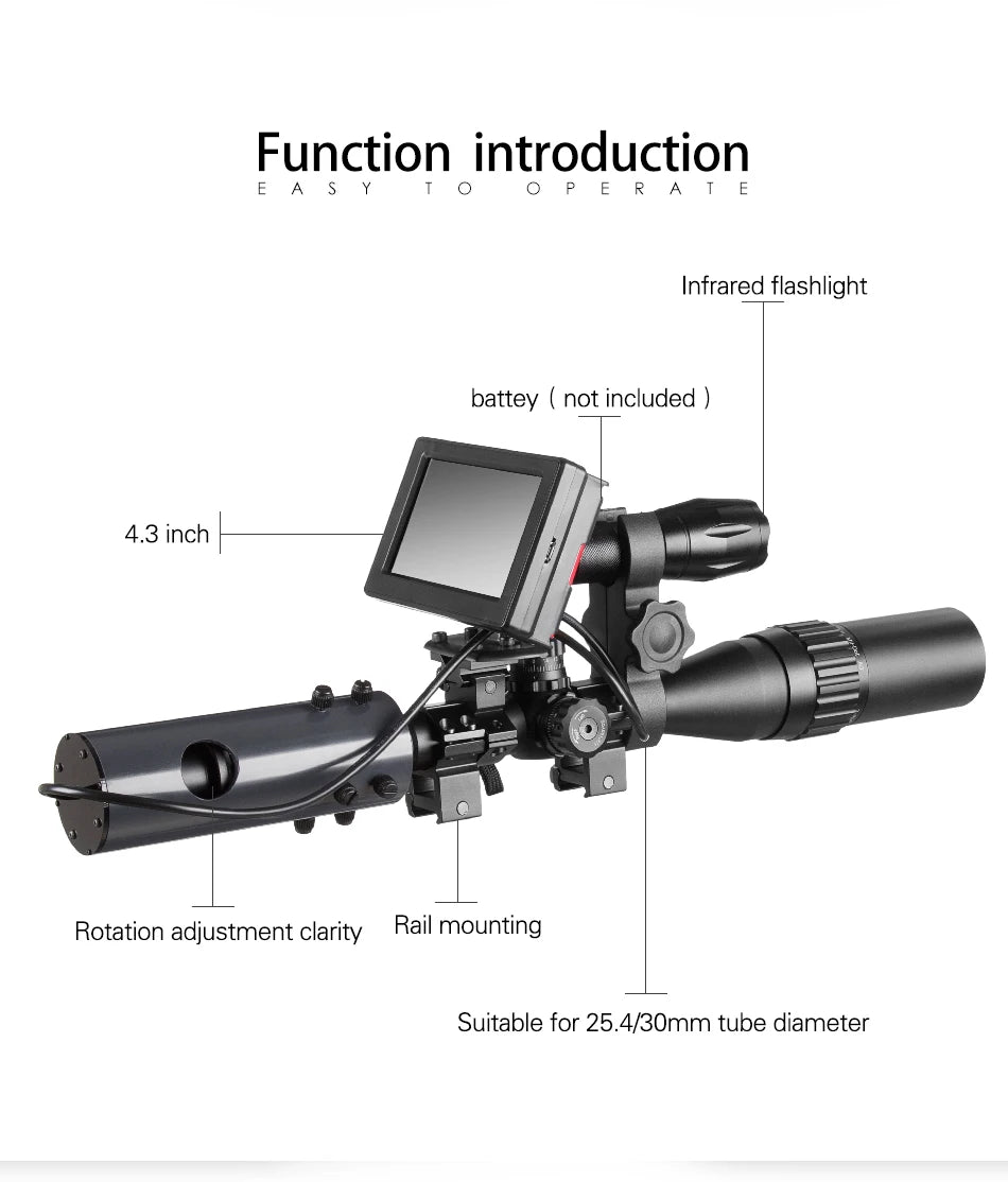 850nm Infrared LED Night Vision Scope Sight