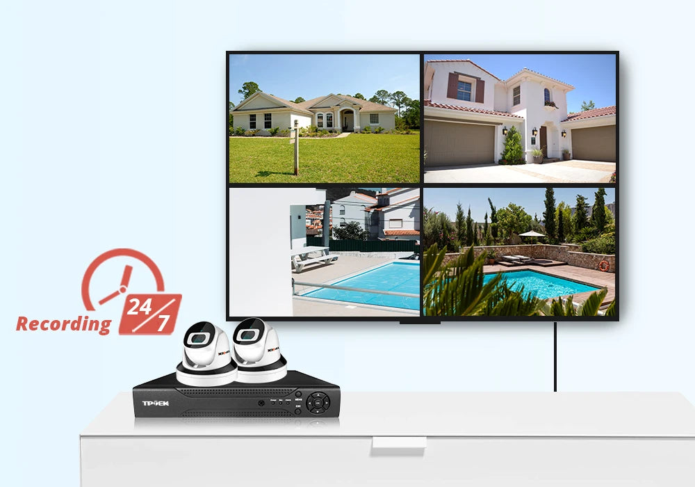 4MP WiFi vnútorná bezpečnostná kamera s nočným videním a upozorneniami na pohyb