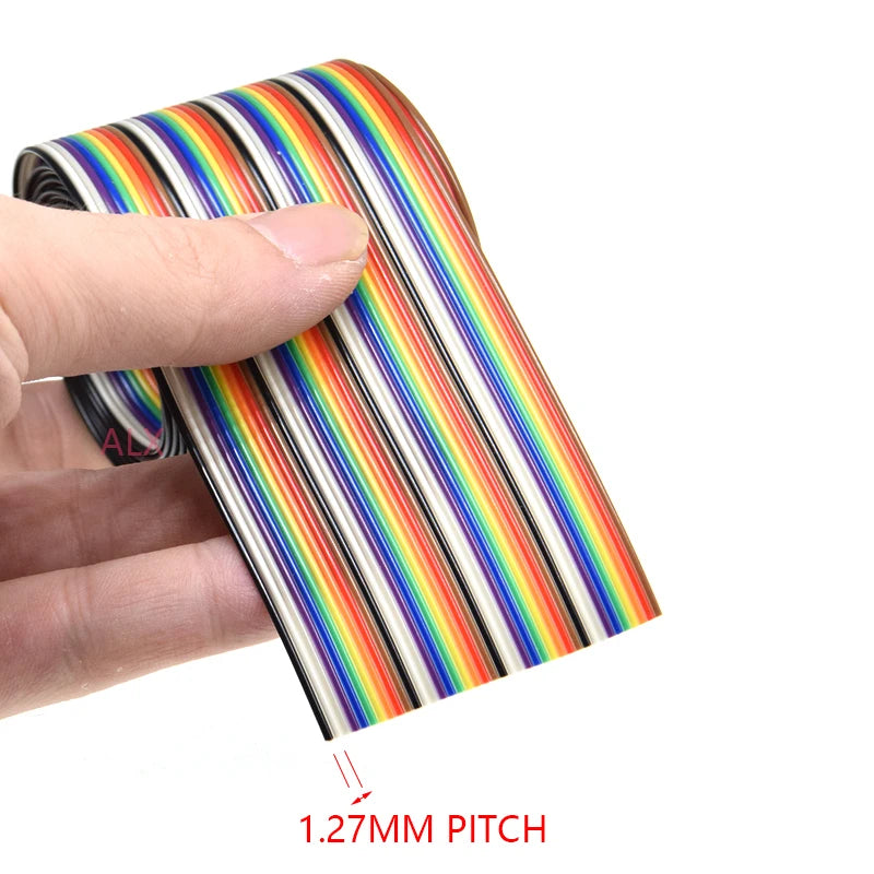 2 Meter 16P Cable Rainbows Flat Wire Support Wire Welding Cable Connector Wire Ribbon Extension Cable