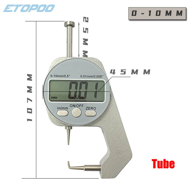 Digital Thickness Gauge - 10 or 20 mm