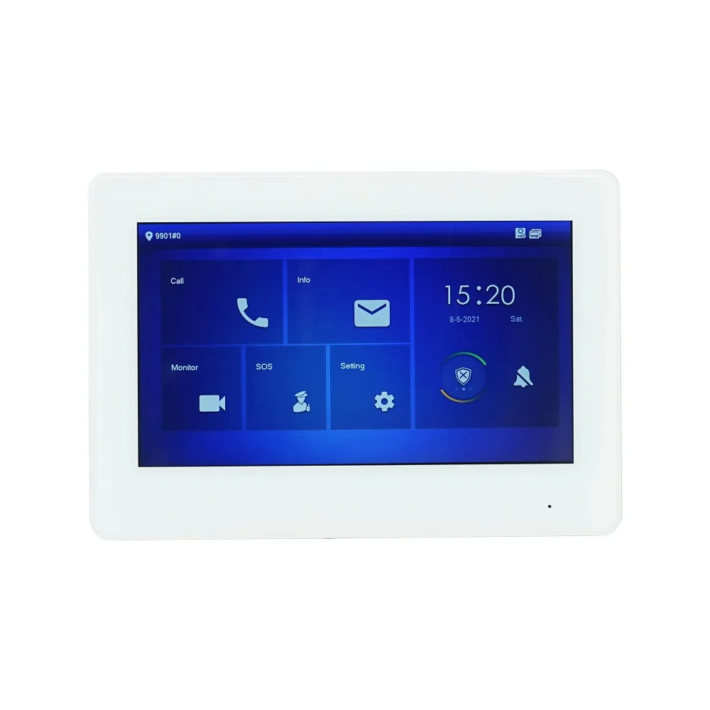 Indoor video intercom monitor 7″ PoE touch display