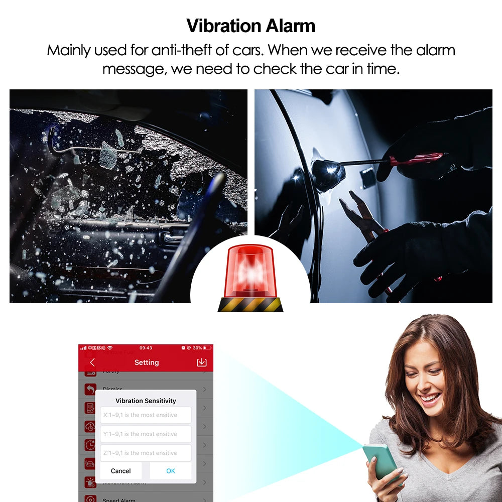 MiCODUS Relay GPS Tracker Car MV730 9-90V Cut Fuel ACC Detect 2G 4G Mini Motorcycle GPS Realtime Track Vibrate Alert FREE APP 