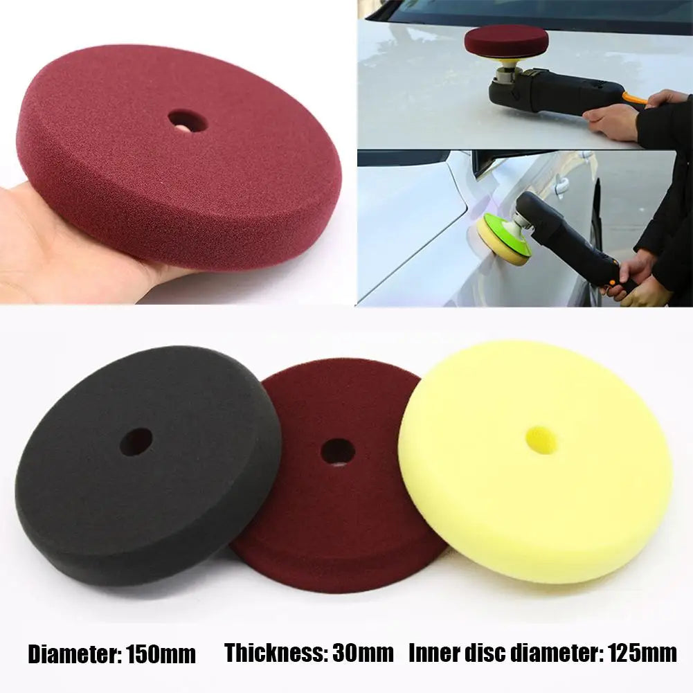 Penové leštiace kotúče 150 mm, na výber z rôznych hrubostí