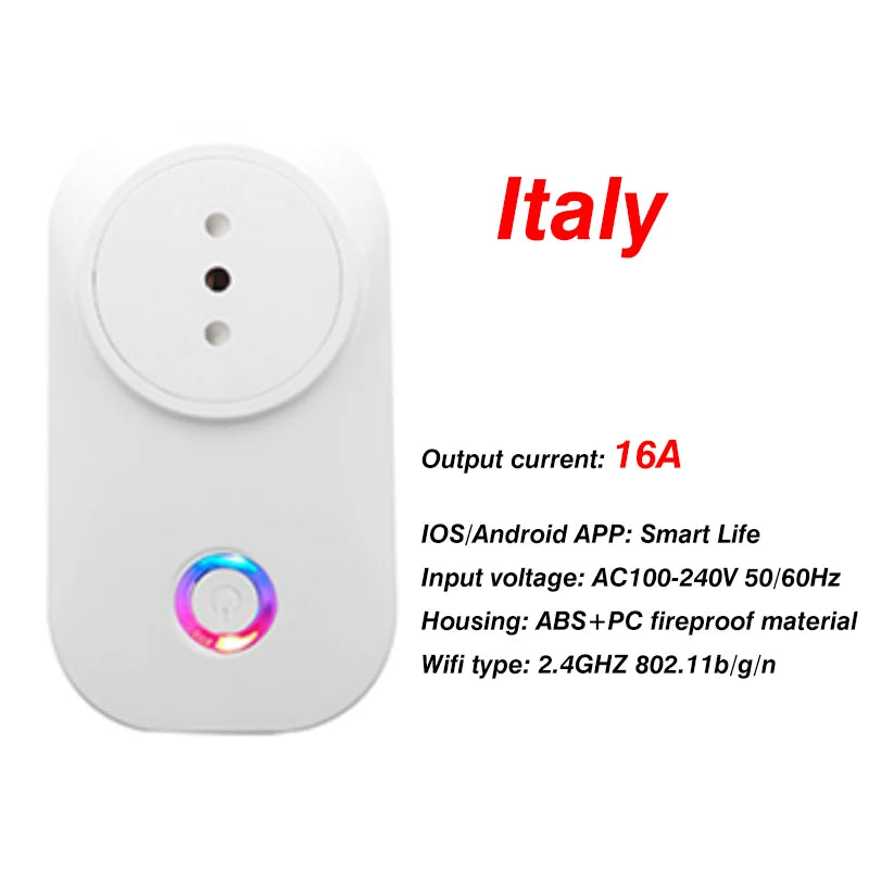 Wi-Fi Smart Plug with Energy Monitoring - Plug Options