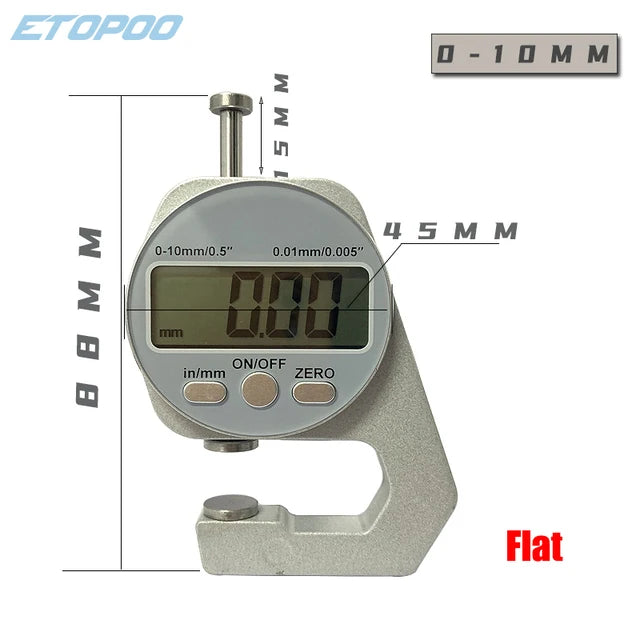 Digital Thickness Gauge - 10 or 20 mm