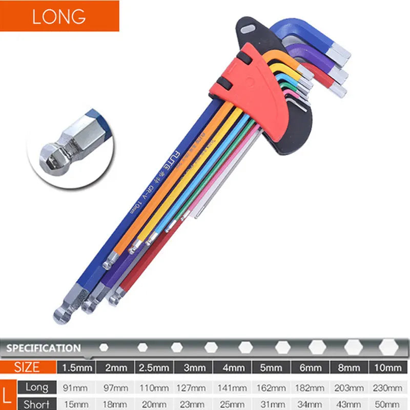 Hex and Torx Key Sets - Format Options