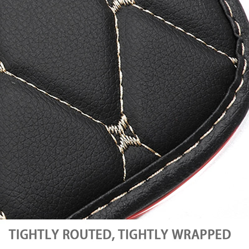 PU Leather Car Anti-Kick Mats Auto Seat Back Protector Cover Car Back Seat Organizer with Storage Pockets Interior Accessories