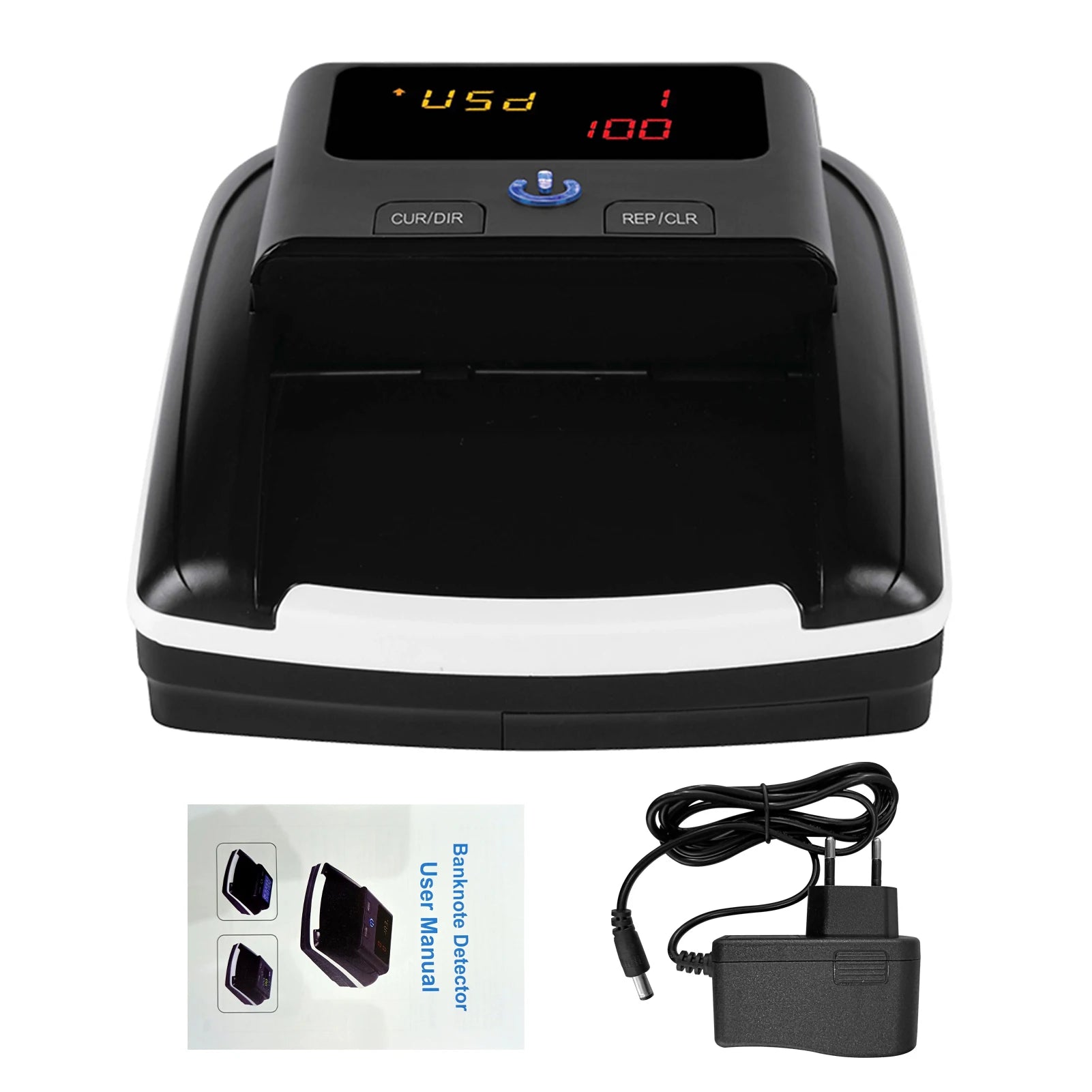 Portable Mini Money Counter and Counterfeit Bill Detector