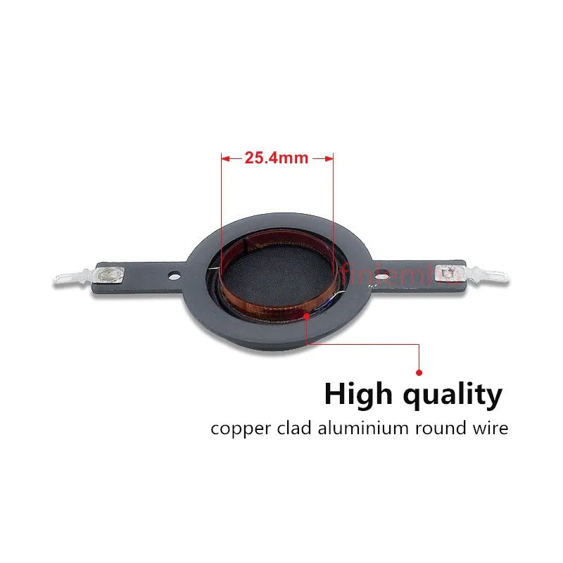 Unidade de reparação de diafragma de tweeter de seda, 25.4 mm, 8 Ohm