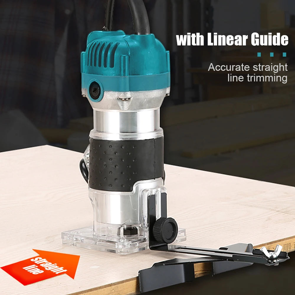 800W Wood Router Machine – High‑Speed Woodworking Trimmer