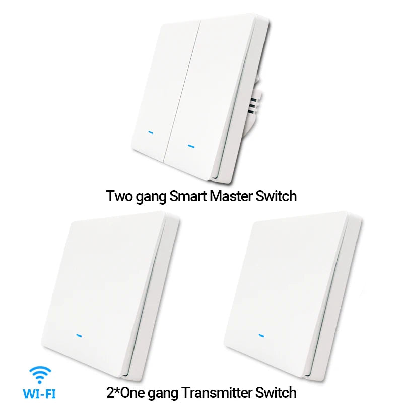 Interrupteur mural Tuya WiFi et options RF433