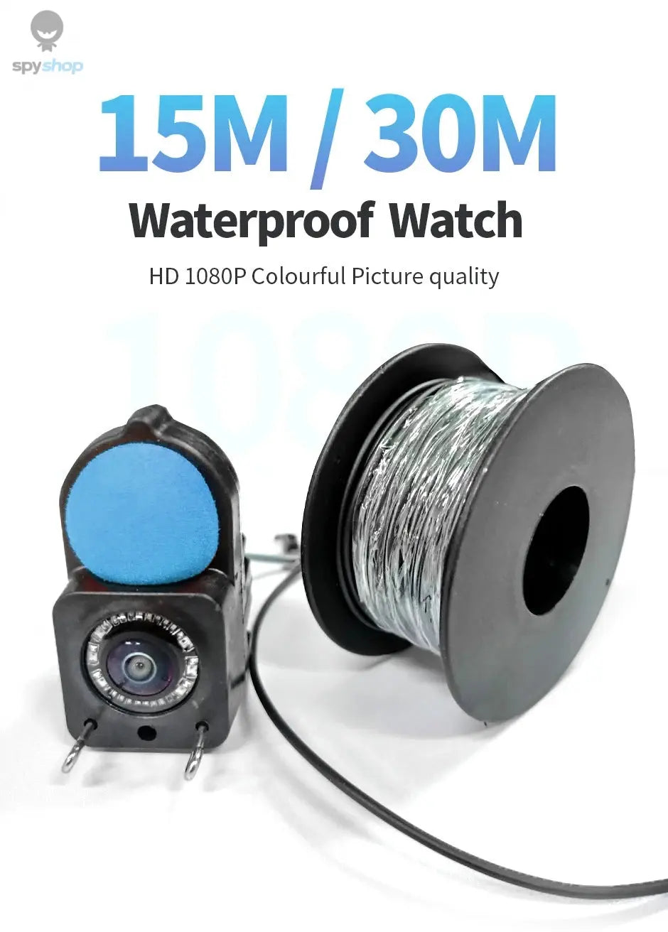 HEERAK Portable Fish Depth Finder Water Handheld 1080P 4.3 Inch LCD Fish Finder Underwater 220° Fishing Camera With Night Vision Spy-shop.com