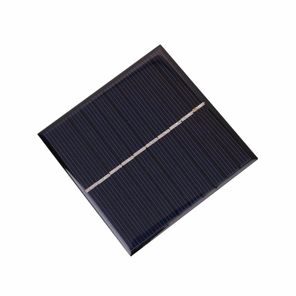 ALLMEJORES Small Size Epoxy 5V Solar Panel 0.9W 80mm X 80mm Polycrystalline Solar Cell Module DIY Sun Power Charger LED Light
