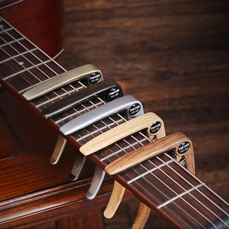 Quick-Change Guitar Capo with Silicone Padding