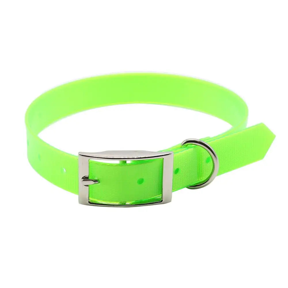 New Fashion Pet Dog Collar High Quality TPU + Nylon Waterproof Deodorant Resistant Dirt Easy Clean Collars 7 Colors Pet Supplies 