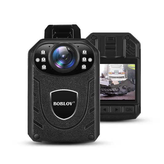 Boblov KJ21 Body Worn Mini Camera Police HD 1296P DVR Video Recorder Security Cam 170 Degree IR Night Vision Mini Camcorders Spy-shop.com