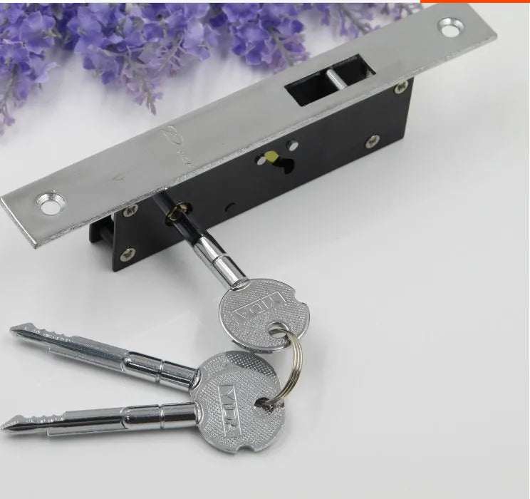Keyed Hook Lock for Sliding Doors