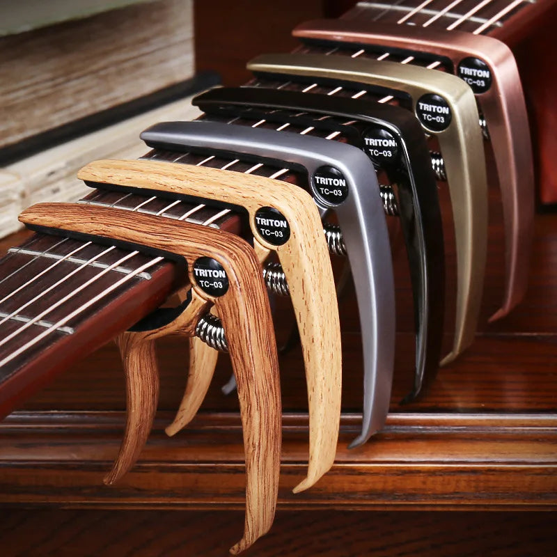 Quick-Change Guitar Capo with Silicone Padding