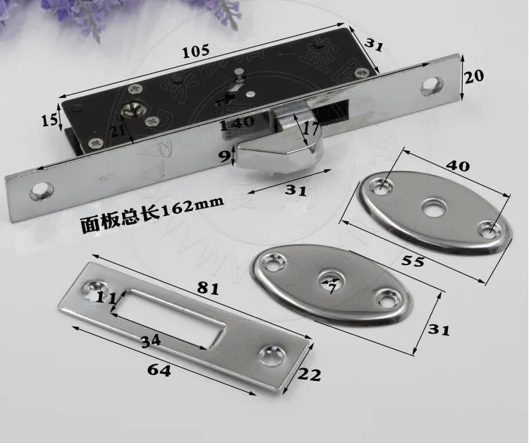 Keyed Hook Lock for Sliding Doors