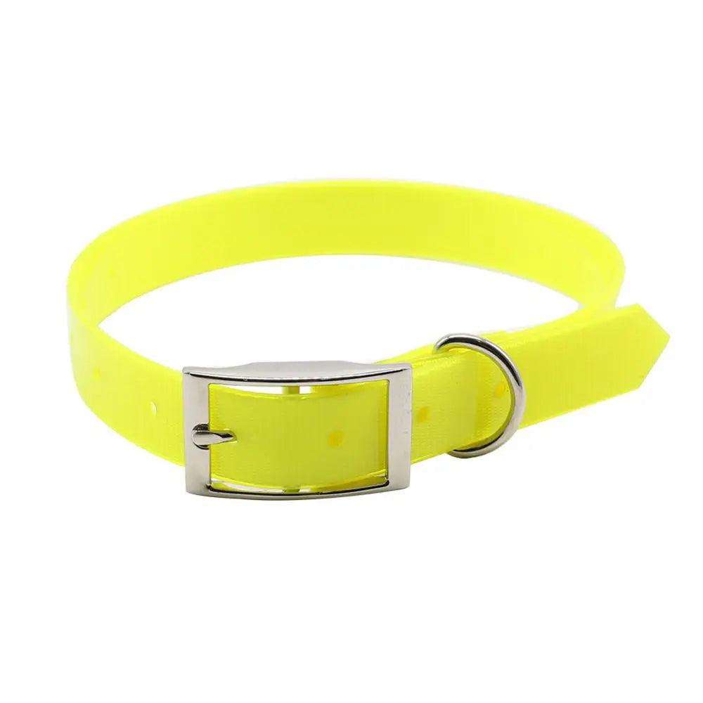 New Fashion Pet Dog Collar High Quality TPU + Nylon Waterproof Deodorant Resistant Dirt Easy Clean Collars 7 Colors Pet Supplies 