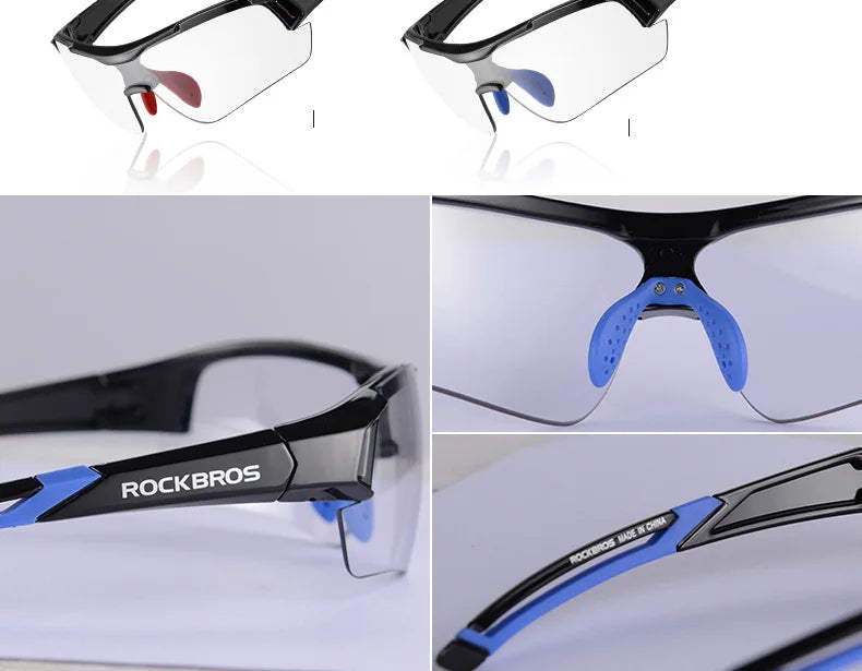 Photochromic Cycling Sunglasses with UV400 Protection