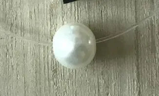 5 Colors Dazzling Zircon Necklace Invisible Transparent Fishing Line Simple Pendant Necklace Jewelry For Women Pearl Jewelry 