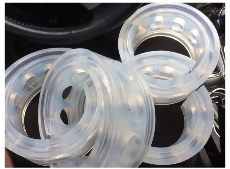 SEAMETAL Car Buffer Shock Absorber Spring Bumper Cover Rubber Protect Spring Gap Filling Buffer Universal Car Suspension Cushion