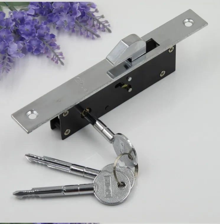 Keyed Hook Lock for Sliding Doors