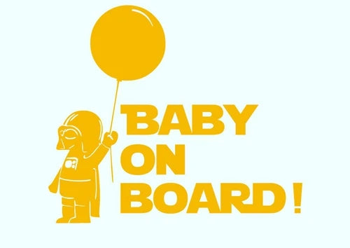 Decalcomania del veicolo "bambino a bordo".